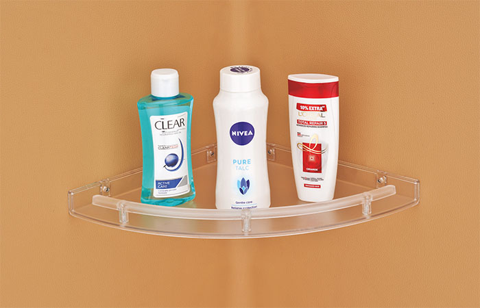 MULTIPURPOSE CORNER SHELF - 10"X10"