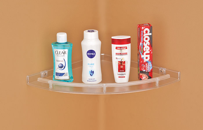 MULTIPURPOSE CORNER SHELF - 12"X12"