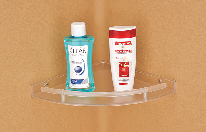 MULTIPURPOSE CORNER SHELF - 8"X8"